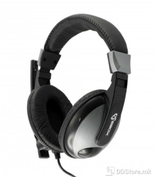 Headphones SBOX HS-302 w/Microphone Black