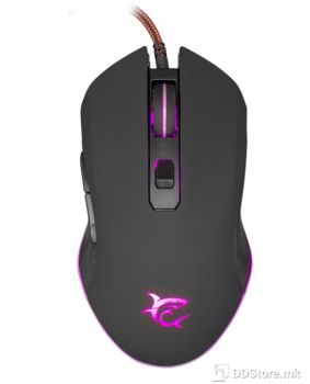 Mouse White Shark Gaming Cyrus 3200dpi Black RGB