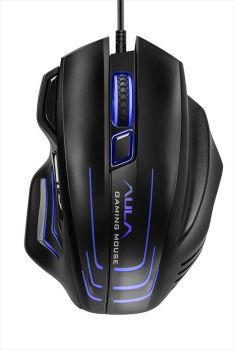 AULA Ghost Shark Lite, USB, 6400DPI, Weight system (4x4,5g) Black