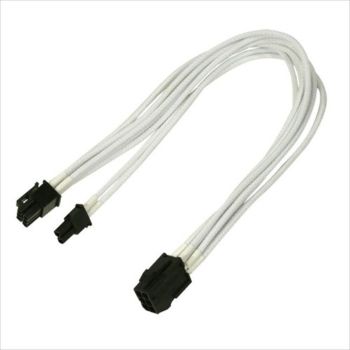 NANOXIA PCI-E 6+2-pin 30cm WHITE, NXP683EW EXTENSION PSU