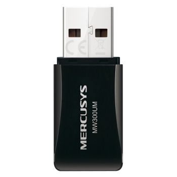 Mercusys MW300UM 300Mbps Wireless N Mini USB Adapter, Mini Size