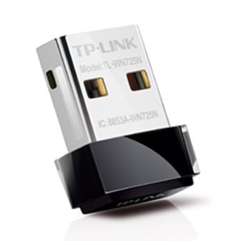 TP-Link TL-WN725N 150Mbps Wireless N Nano USB Adapter, Nano Size