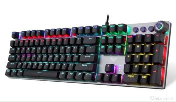AULA FIRESHOCK V2 TACTILE Illuminated w/palm rest Black, 284825