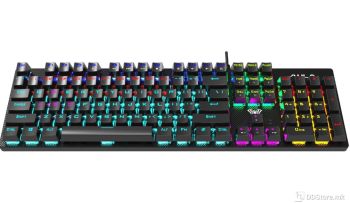 AULA RETRIBUTION TACTILE BLUE Switch Illuminated Black, 316527