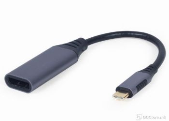 Gembird Space Grey Adapter USB Type-C to Display Port