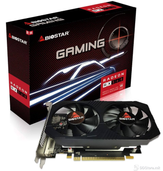 BIOSTAR Graphics Card PCI-E 3.0, 4GB, AMD Radeon RX560 GPU, GDDR5