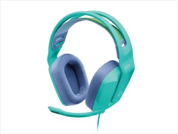 LOGITECH Gaming-Headset G335 Mint w/microphone   981-001024, 1x3.5mm / 2x3.5mm