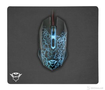 Trust GXT783 GamingBlack 4000 dpi Mouse+Pad