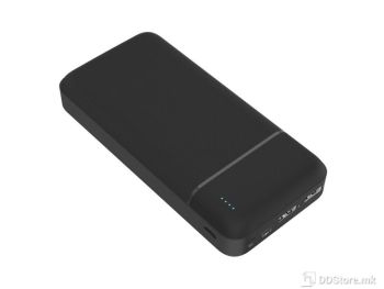 Power Bank Platinet 20000mAh Polymer ABS Texture Black