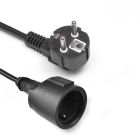 Power Box EU Extender  power cable, 3M, 0.75 square, 10A-15A 250V, Black
