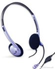 Genius HS-02B Classic headband headset, silver color