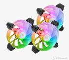 MARS Fan Kit Gaming MF-3AR, ARGB Reversed, 3IN1 120MM, FDB Bearings