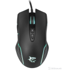 Mouse White Shark Gaming Azarah 6400dpi RGB Black