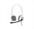 LOGITECH H150 WHITE w/microphone 981-000350, 2x3.5mm