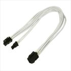 NANOXIA PCI-E 6+2-pin 30cm WHITE, NXP683EW EXTENSION PSU