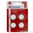 Batteries Verbatim CR2025 3V 4pack Lithium